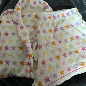 Roller rabbit star print polo short pajamas
